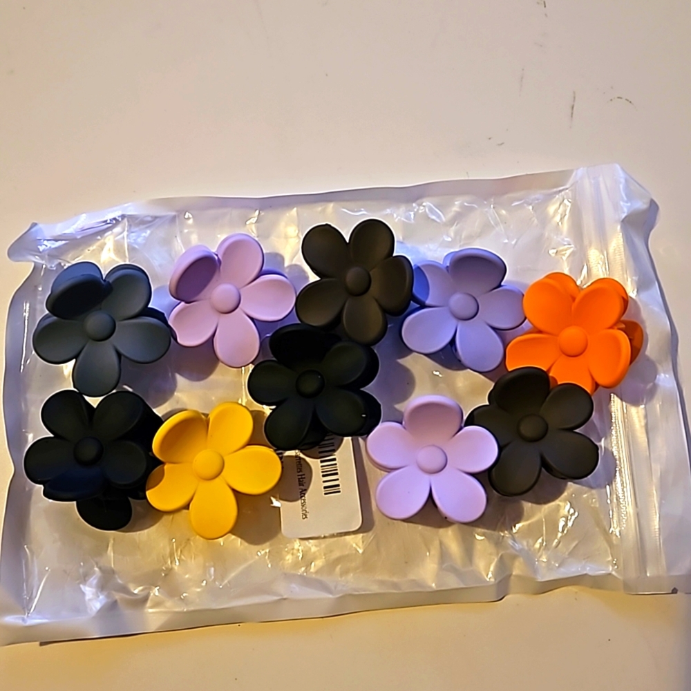 Mini Flower Hair Accessories Claw Hair Clips